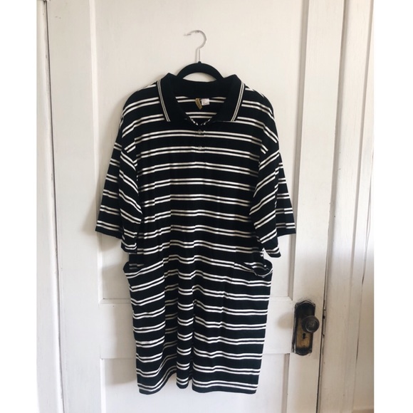 H&M Oversized T-Shirt Dress with Collar - Picture 2 of 2